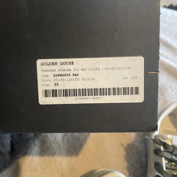 Golden Goose Standard Silver Ray Sneakers Limited Edition - Picture 7 of 9